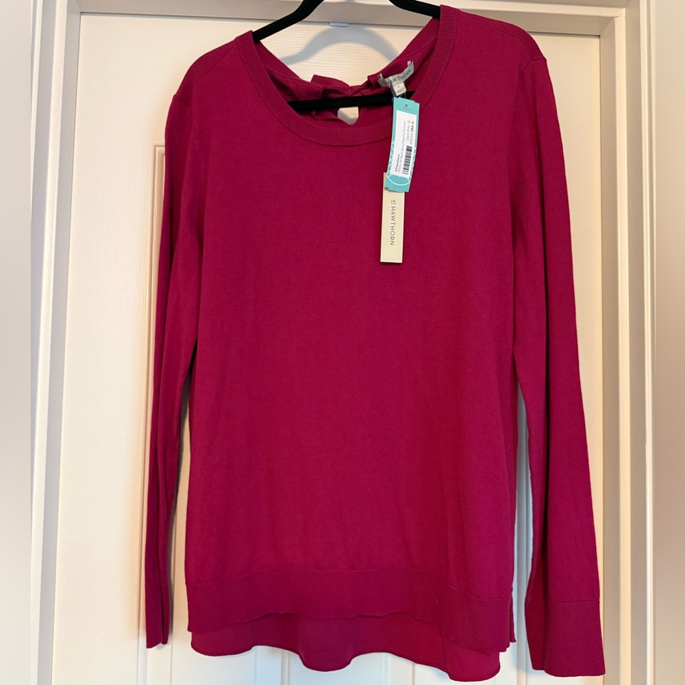 41 Hawthorn Magenta Knit Top